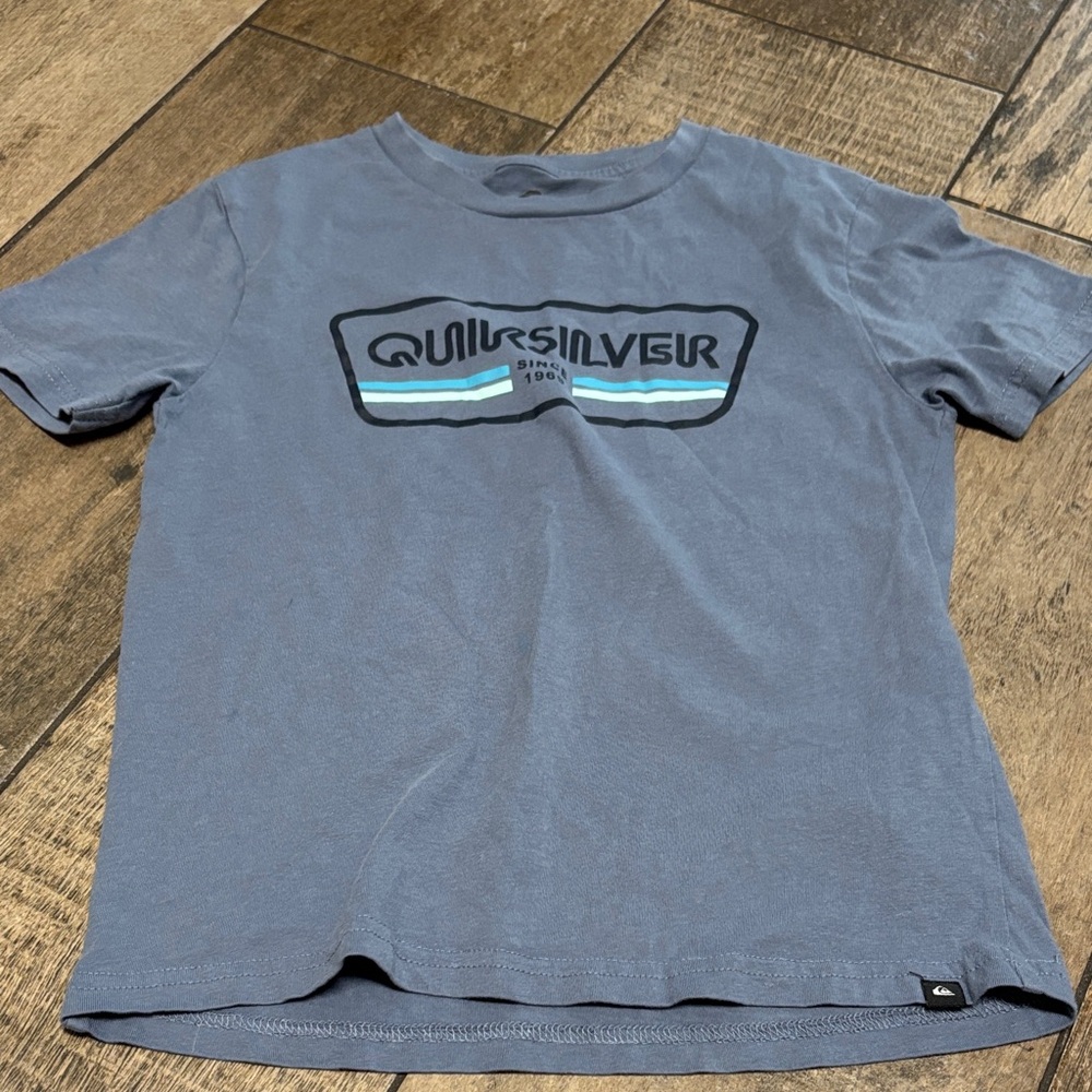 Quiksilver Blue Logo Tee